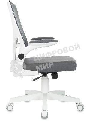 Кресло Бюрократ ASTER N-W TW-04 Neo Grey темно-серый, сетка/ткань, 120 кг, механизм качания