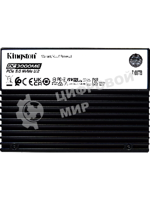 Накопитель SSD Kingston DC3000ME 7680Gb, U.2(2.5
