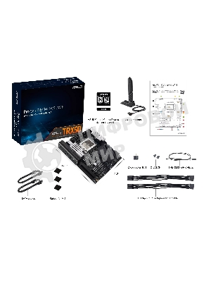 Материнская плата ASUS Pro WS TRX50-SAGE WIFI, sTR5, AMD TRX50, 4xDDR5, 4xSATA, 3xM.2, 1xSlimSAS, 1xPCI-E 5.0 x8, 1xPCI-E 4.0 x16, 1xPCI-E 4.0 x4, 2x 10Gb LAN, 2xUSB-A 2.0, 6xUSB-A 3.2 Gen 2, 1xUSB-C 3.2 Gen 2x2, 2x3.5 мм, 5.1, E-ATX