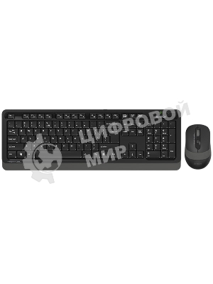 Комплект клавиатура+мышь A4Tech FStyler FG1010 беспроводной, USB, 2000 DPI, чёрный
