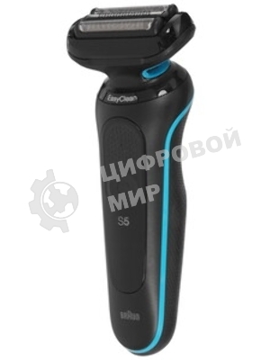 Электробритва Braun 51-M1000s черный/голубой