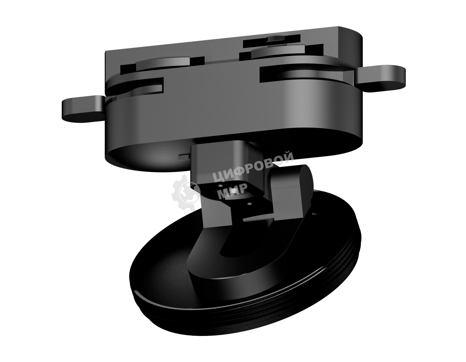 Крепеж трековый A2526 SBK черный песок D60*H55mm (для корпуса D60mm)
