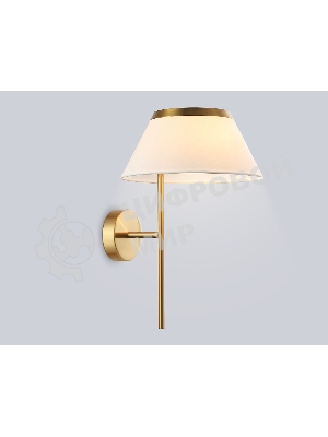 Настенный светильник Ambrella light LH72475 BS/WH латунь/белый Е14 max 40W 300*260*400