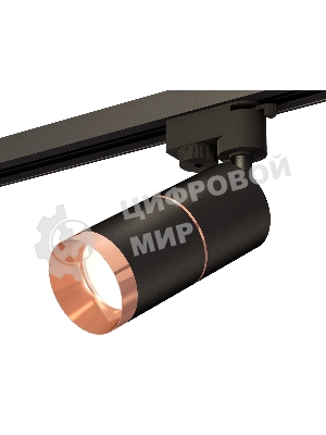 Светильник Ambrella light XT6302031 SBK/PPG черный песок/золото розовое полированное MR16 GU5.3