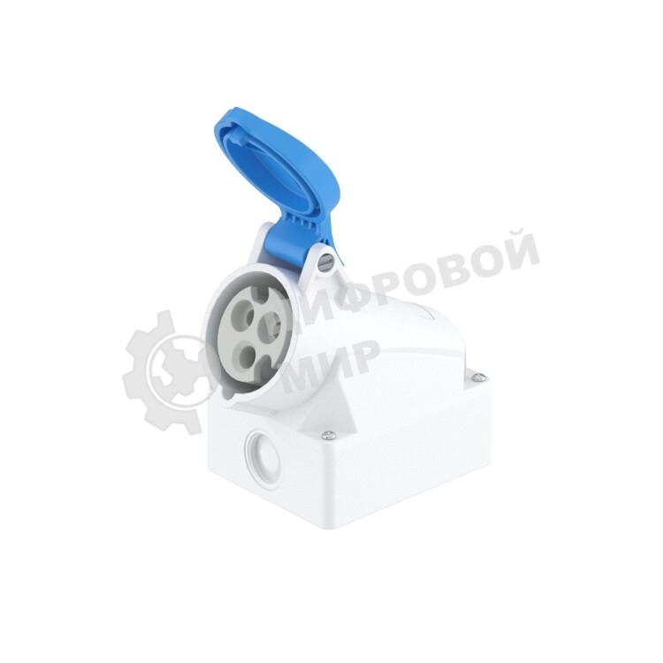 Розетка наруж. уст. 16А 230В 2P+E IP44 ДКС DIS5131653