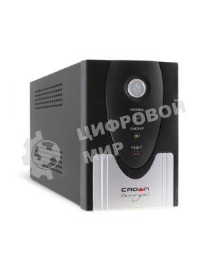 Источник бесперебойного питания CROWN CMU-SP1200 COMBO / 1200ВА / 720Вт / 2xIEC + 2xEURO