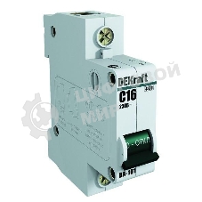 Выключатель автоматический модульный DEKraft 1п C 50А 4.5кА ВА-101 11059DEK