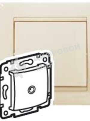 Механизм розетки TV СП Valena 2400мГц сл. кость (DIY-упак.) Leg 695618