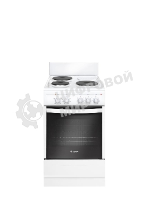 Плита электрическая Gefest 5140 0031 белый, конфорок 3 шт, духовка 55 л, 50 см x 85 см x 58.5 см