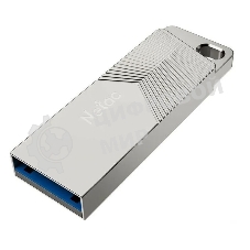 Флешка USB Netac UM1 (NT03UM1N-128G-32PN), 128Gb, USB 3.2, R/W 150/45, серебристый