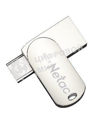 Флешка USB R/W Netac USB Drive U785C USB3.0+TypeC 64Gb, retail version