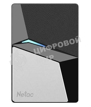 Внешний SSD Netac Z7S, 240 Gb, USB 3.2 Gen 2 Type-C, R/W 550/480, черный