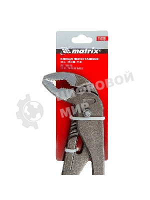 Клещи Matrix 300 мм переставные обливные рукоятки