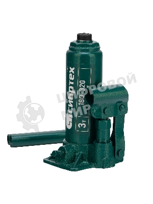 Домкрат гидравлический Сибртех бутылочный, 3т, 180-320 мм