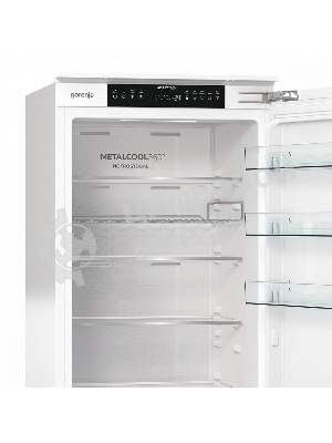 Встраиваемый холодильник Gorenje NRKI519E82WF, 193 см, электронное управление, цифровой дисплей, Wi-Fi, NoFrost Dual, Multiflow 360, контейнер CrispZone с контролем влажности, функция ConvertActive, AdaptTech, MultiAdjust, жесткое крепление, инверторный компрессор, уровень шума 35 дБ