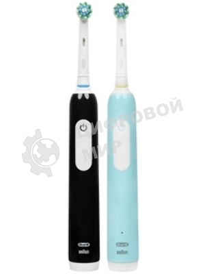 Набор электрических зубных щеток Oral-B Pro Series 1 бирюзовый/черный