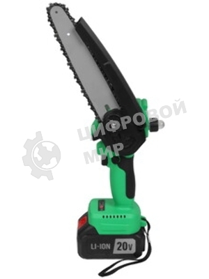 Пила цепная аккумуляторная бесщеточная Zitrek GreenSaw 20V [082-1858] 20В, 4,0А·ч Li-ion аккум. 1шт, ЗУ