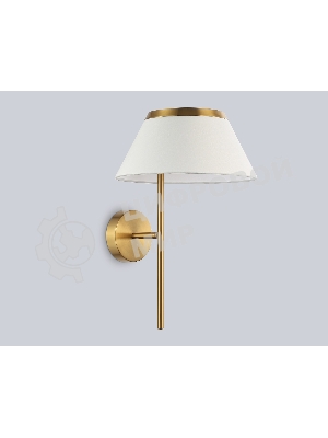 Настенный светильник Ambrella light LH72475 BS/WH латунь/белый Е14 max 40W 300*260*400