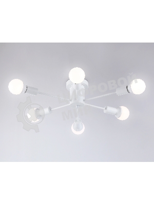 Светильник Ambrella light TR80401/6 WH белый E27/6 max 60W D780*150