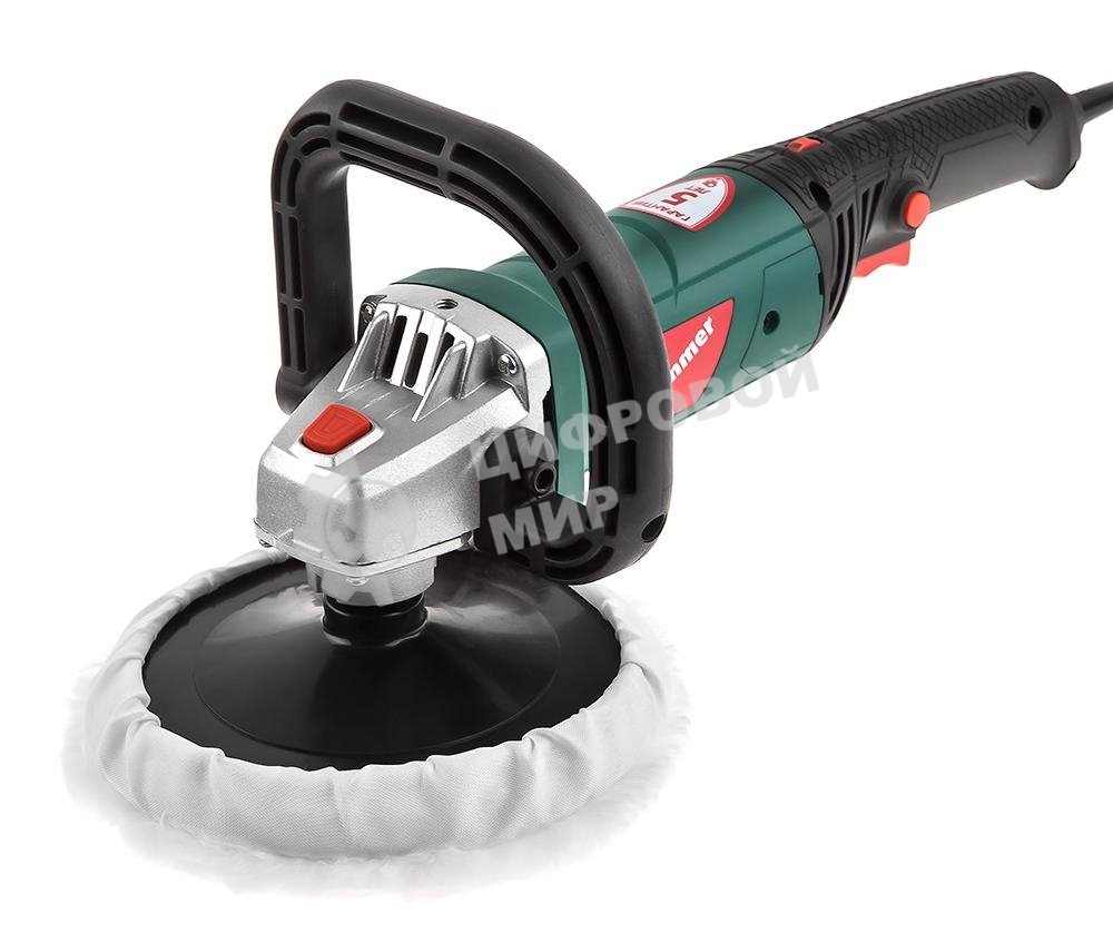 Машина шлифовальная угловая Hammer Flex USM1200P 1200Вт 600-3500об/мин тарелка 180мм, полировальная