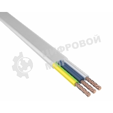 Провод ШВВП 3х0,75 мм² 200 м белый ГОСТ 7399-97