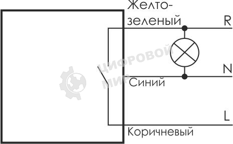 Фотореле AZH (встроен. фотодатчик монтаж на плоскость 230В 10А 1 НО IP65) F&F EA01.001.001