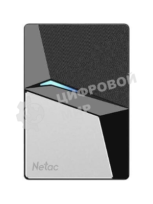 Внешний SSD Netac Z7S, 480 Gb, USB 3.2 Gen 2 Type-C, R/W 550/480, черный
