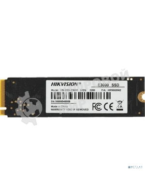 Накопитель SSD Hikvision E3000, 512Gb, PCIe 3.0 x4, M.2 2280, NVMe, R/W 3500/1800