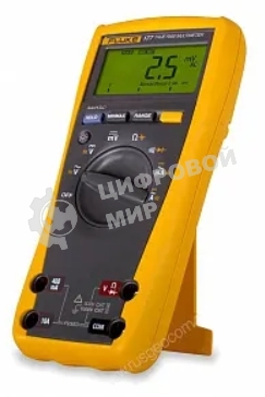 Мультиметр FLUKE 177цифровая 1000мА Диод тестжелтый черный 0,42кг