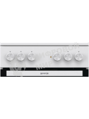 Плита электрическая Gorenje GEC5A12WG-B белый, конфорок 4 электрических, духовка 68 л, 50 см x 85 см x 59.4 см (без крышки)