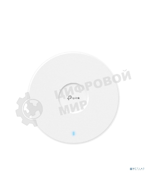 Точка доступа Omada BE3600 Dual-Band Ceiling Mount Wi-Fi 7 (2882 Mbps on 5 GHz + 688 Mbps on 2.4 GHz), 1x2.5G port, 802.3at PoE or 12V/1.5A DC (Power Adapter Is Not Included)