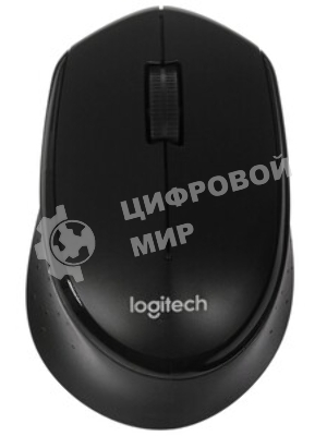 Мышь беспроводная Logitech M330 SILENT PLUS черный, 1000 dpi, радиоканал, USB, кнопки - 3
