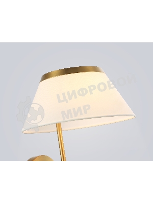Настенный светильник Ambrella light LH72475 BS/WH латунь/белый Е14 max 40W 300*260*400