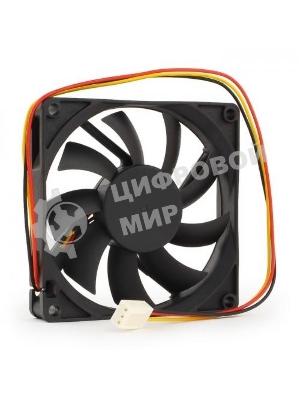 Вентилятор Gembird D8015ВM-3, 80x80x15 подшипник, 3 pin, провод 30 см , OEM {100}