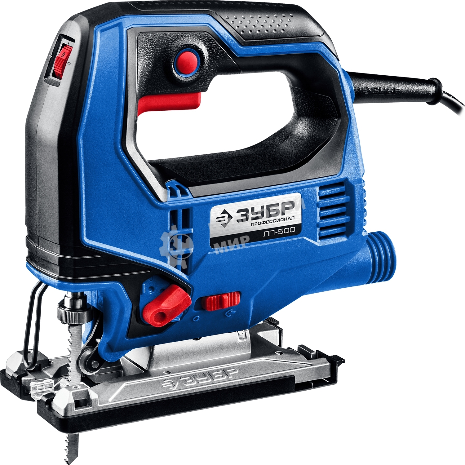 Лобзик электрический Зубр ЛП-500 500Вт 3000ходов/мин от электросети