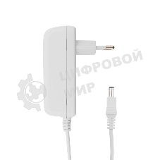 Источник питания Rexant 12 V 24 W с DC разъемом подключения 5.5х2.1, белый корпус (IP23)