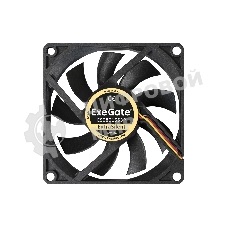 Вентилятор для корпуса ExeGate ExtraSilent ES08015S3P черный, 80 мм, 1600 об/мин, 16.5 дБ, 3 pin