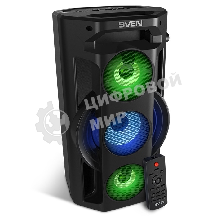 Колонка портативная Sven АС PS-680 черный 65W 1.0 BT