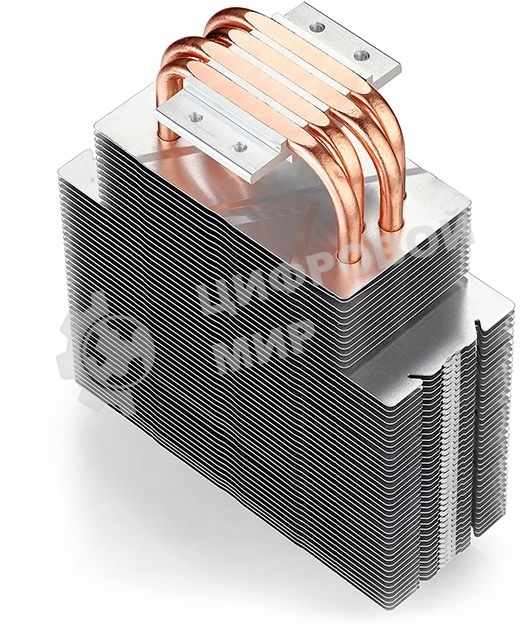 Кулер Deepcool GAMMAXX 400 BLUE BASIC серебристый 120мм алюминий+медь 1500rpm 30db 4-pin 130W 154мм