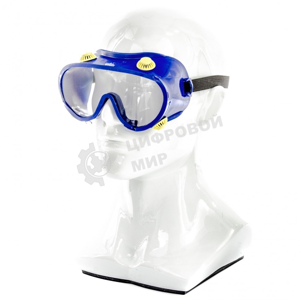 Очки защитные Сибртех закрытого типа с непрямой вентиляцией, поликарбонат