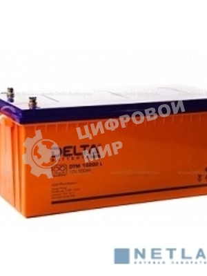 Батарея Delta DTM 12200 L (200 А\ч, 12В) свинцово- кислотный аккумулятор