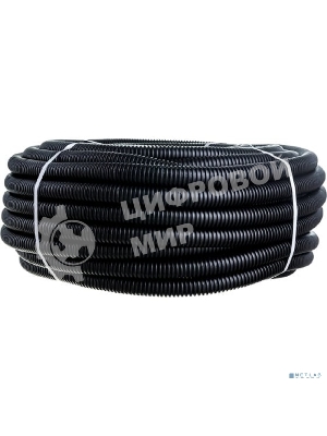 Труба гофрированная ПНД ЭРА черный d 32 мм с зонд. легкая 50 м (10)