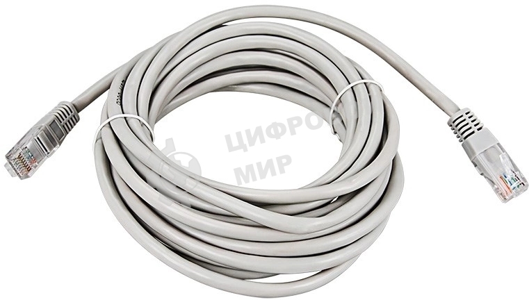 Пaтч-корд U/UTP Rexant, cat.5e, RJ45-RJ45, неэкранированный, PVC серый, 7м
