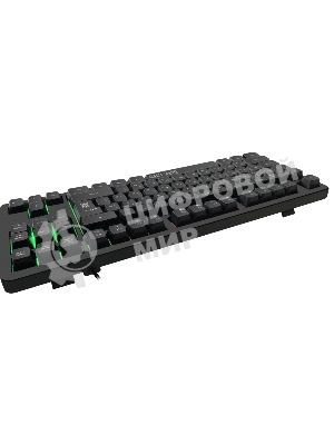 Клавиатура проводная Defender Dark Lord GK-580, USB, черный