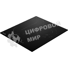 Варочная панель Monsher MHE 45, Hi-Light, 45 см, 9 уровней мощности, Stop and Go, автоматическое отключение, таймер, индикатор остаточного тепла, сенсорное/слайдерное управление, черный