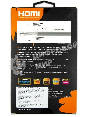 Кабель HDMI 19M/M,ver. 2.1, 8K@60 Hz 2m метал разъемы, нейлоновая оплетка Telecom TCG300-2M