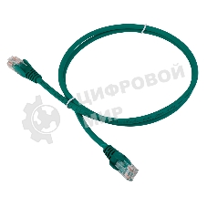 Патч-корд LANMASTER LSZH UTP cat.5e, 2.0 м, зеленый