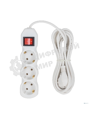 Сетевой фильтр СТАРТ С/УД-Ф S 3x5-ZV, белый, серия BASIC