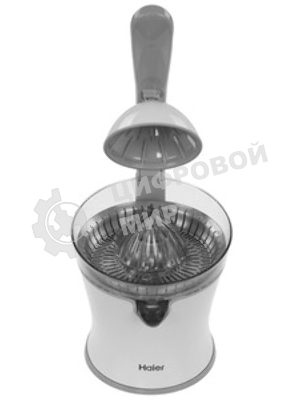Соковыжималка Haier HJ-700 белый, цитрусовая, 100 Вт, 700 мл, механическое