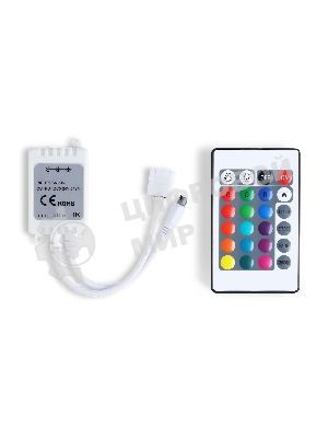 Контроллер GS11201 RGB 6A 12V 72W/ 24V 144W (ПДУ ИК CR2025)
